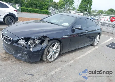 2015 BMW 640I Gran Coupe from USA, damaged, VIN WBA6A0C51FD31A272